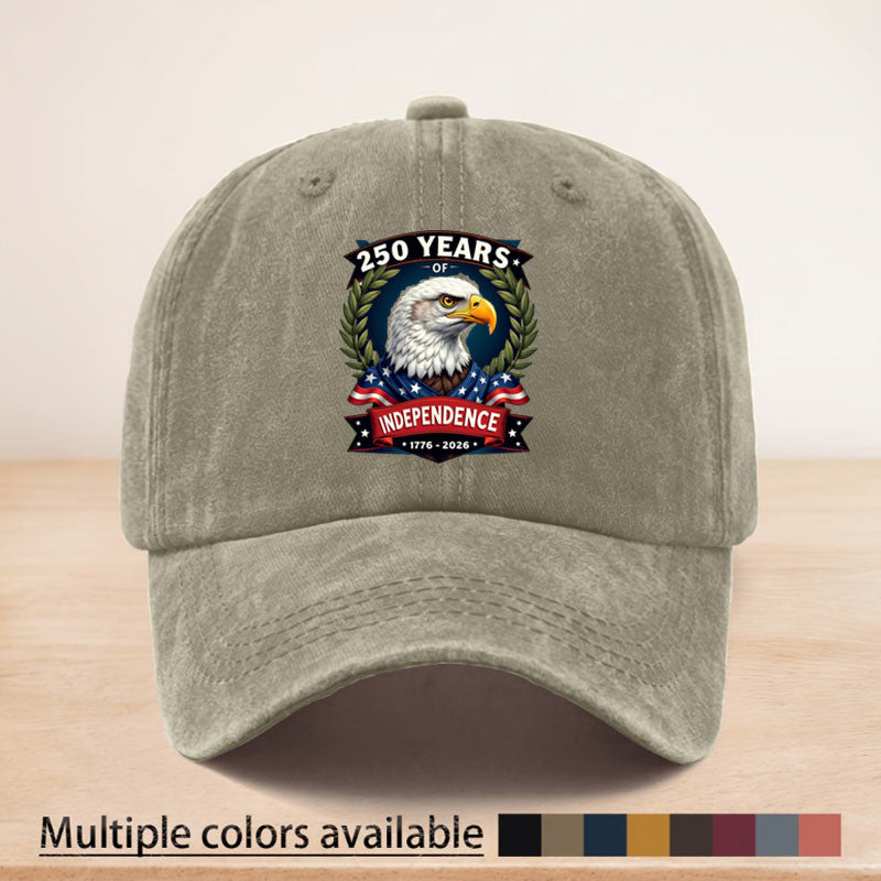 Vintage Eagle Pattern Independence Day Printed Baseball Cap, Adjustable Size, Suitable for All Seasons, Multi-functional, Lightweight and Breathable, Sun, Ideal for Outdoor Sports, Fishing, Picnics, Camping, Casual and Versatile, a Perfect