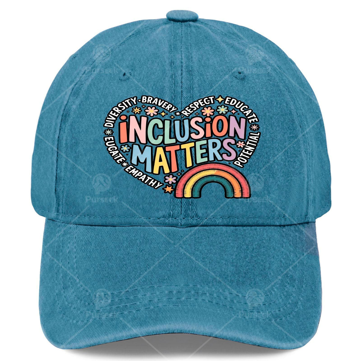 Inclusion Matters Special Education Teacher SPED Autism Baseball Hat Unisex