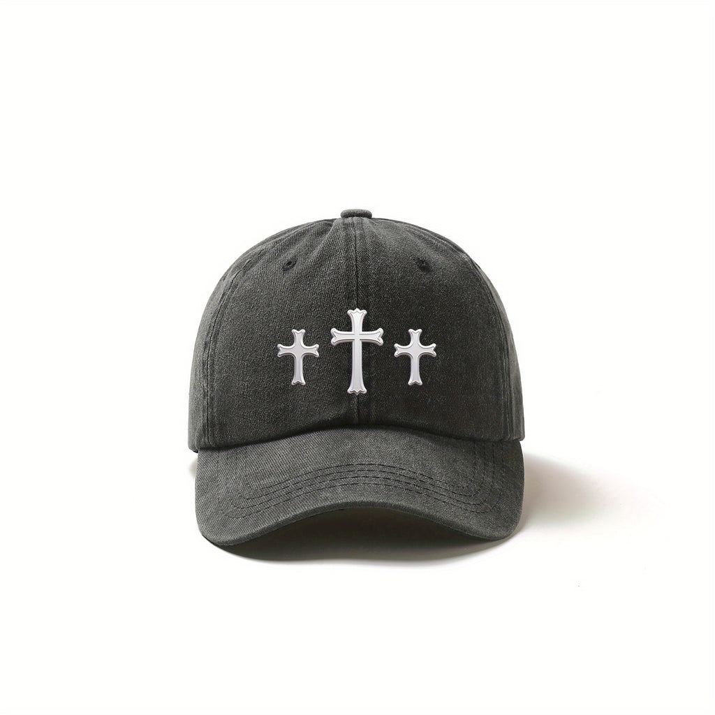 One Printed Baseball Cap with a Washed Look, Suitable for Outdoor Sports, and a Perfect Gift for Family