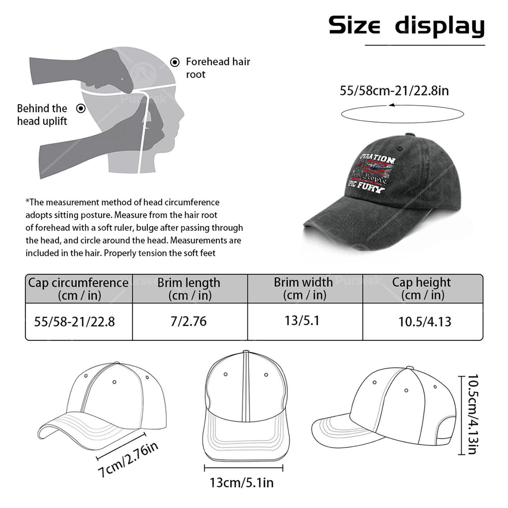 Vintage Washed Distressed Baseball Cap - Subtle All-Over Iconic Print, Lightweight And Suitable for Christmas, Gaming, National Day, And Everyday Wear, with an Iconic Rounded Crown Design