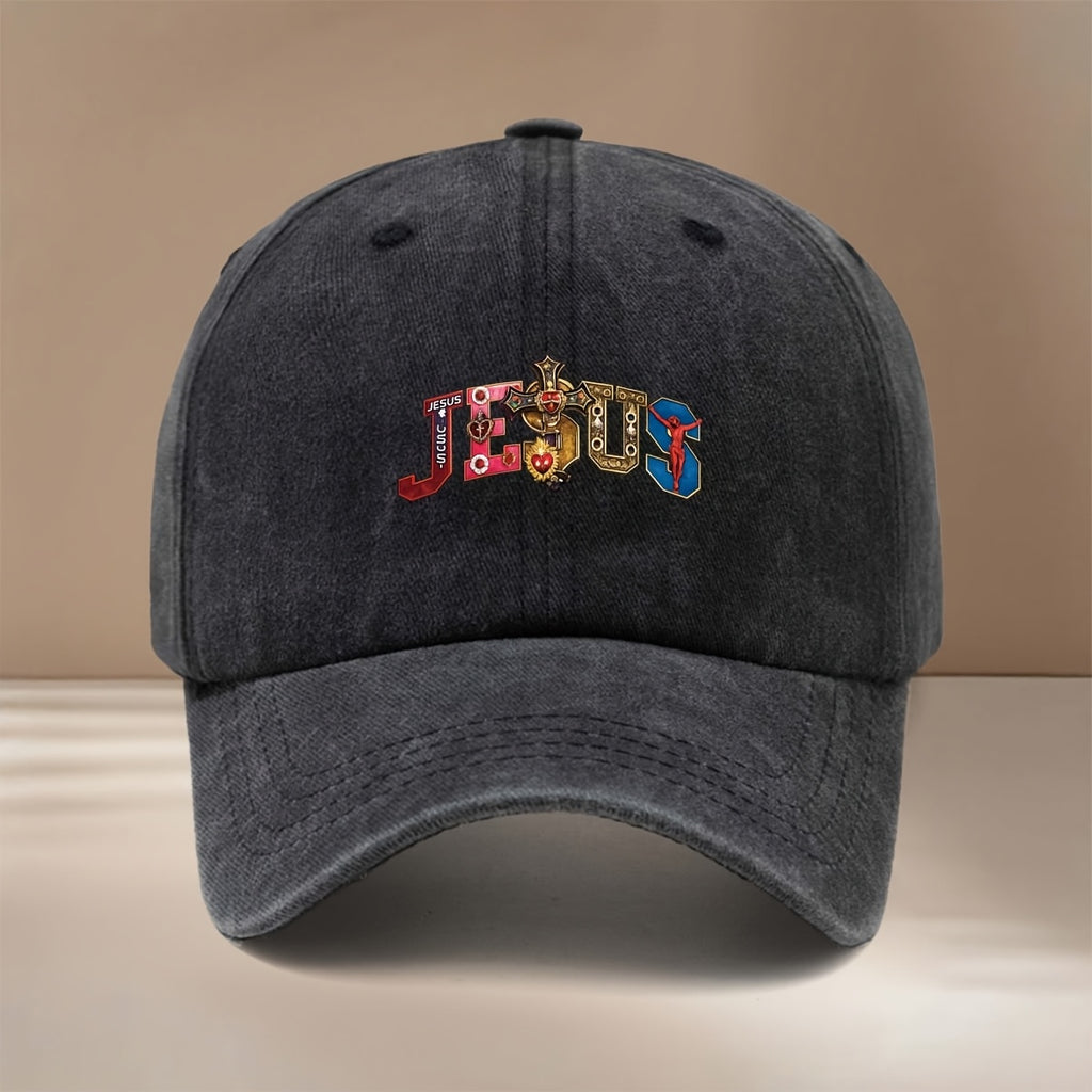 This Is a Baseball Cap with a Gemstone Pattern, Trendy, Comfortable, Adjustable Size, Duck Tongue Hat, Unisex, Lightweight, Personalized Curved Brim Hat, Suitable for Outdoor Sports, Dinners, Camping