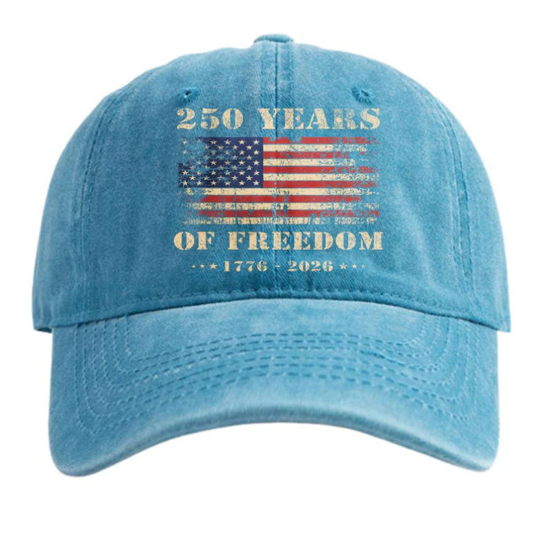 1776-2026 Patriotic Dad Hat Suitable for - Wear, Vintage USA Flag Baseball Cap with Distressed, Lightweight Buckle Closure for 4th Gifts, American Heritage Cap for & (Hand Washable)