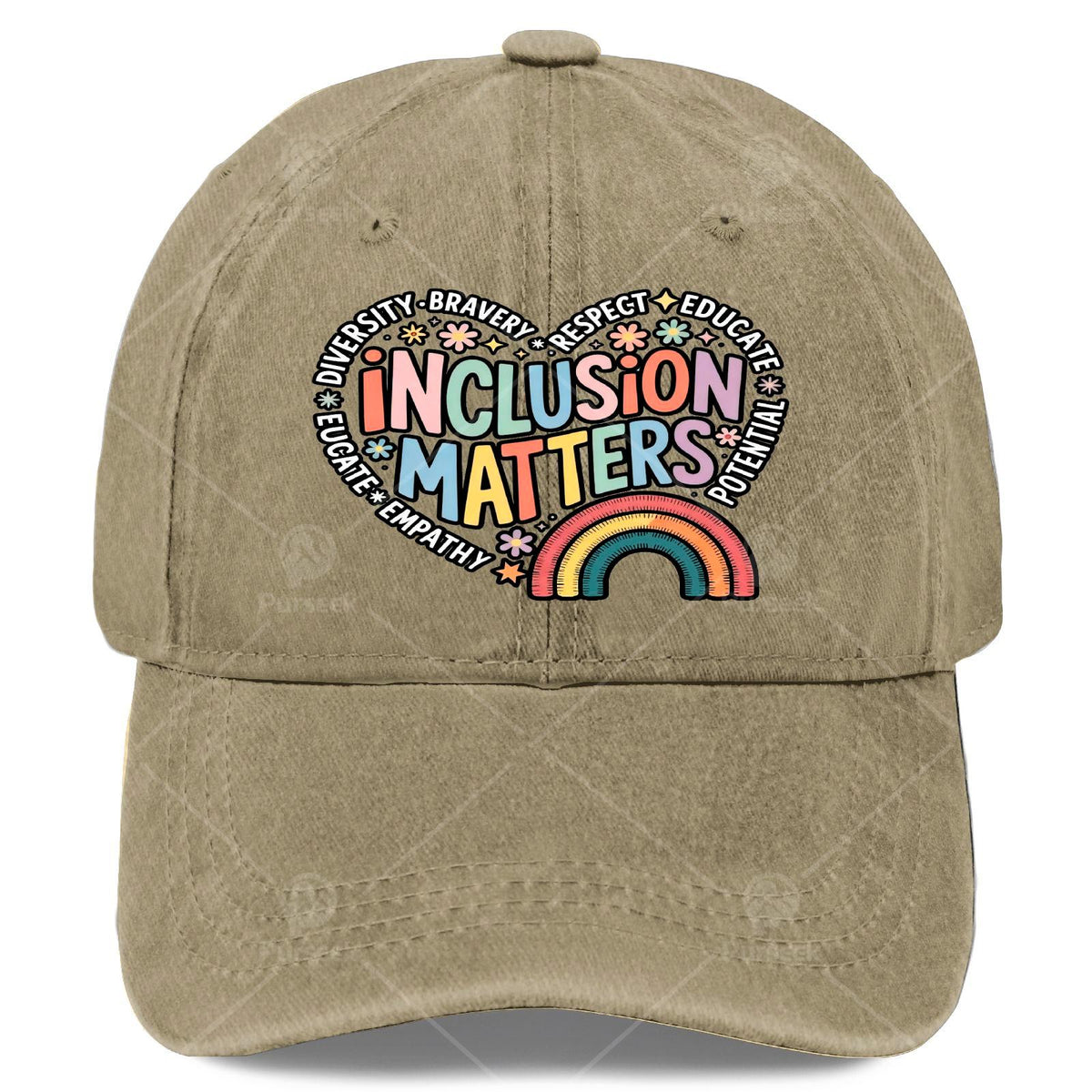 Inclusion Matters Special Education Teacher SPED Autism Baseball Hat Unisex