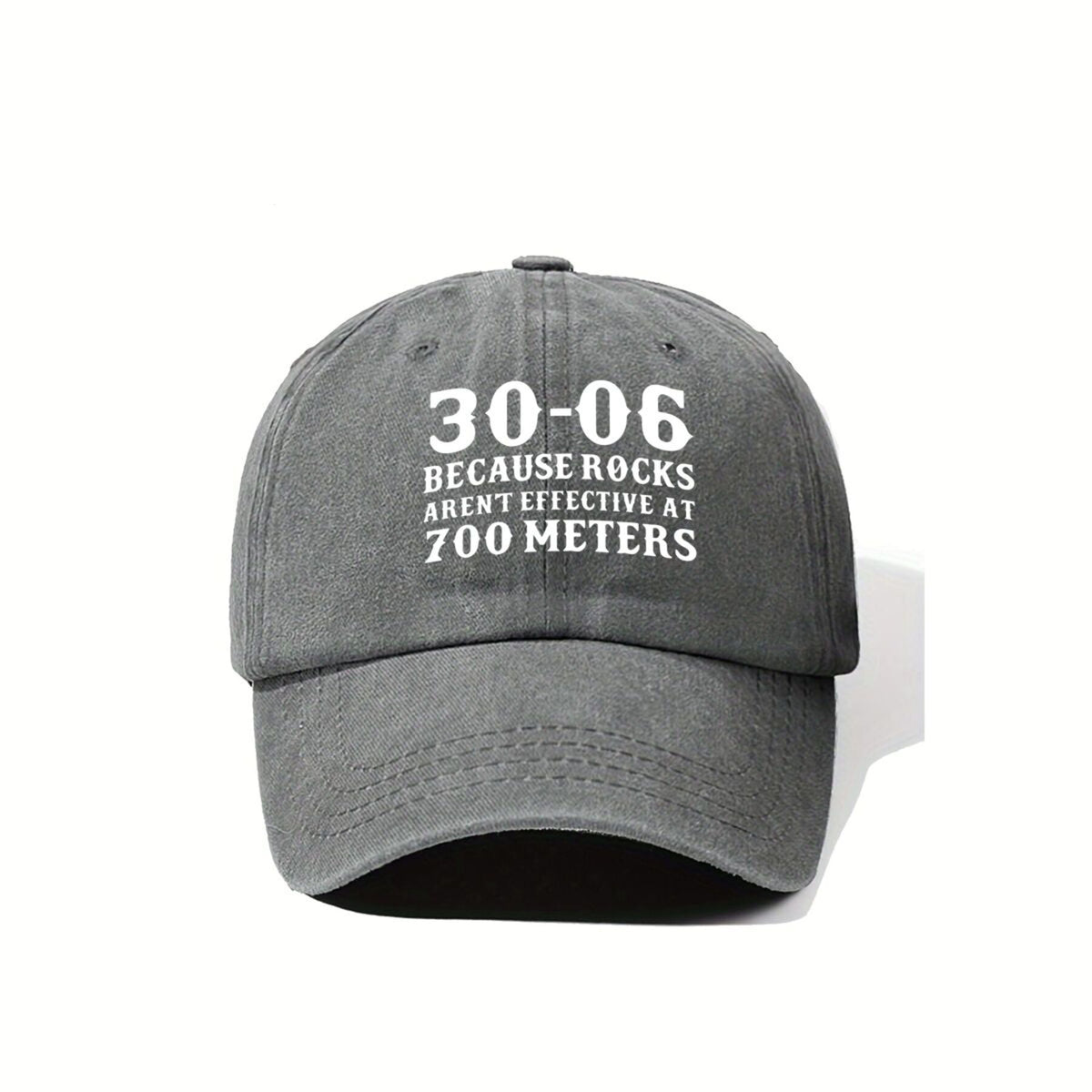 30-06 Because Roses Aren'T Effective at 700 Meters Made of Suitable Material for 2026 New Vintage Duckbill Cap Washed Baseball Cap Men'S Printed Outdoor Fashion Hat Unisex
