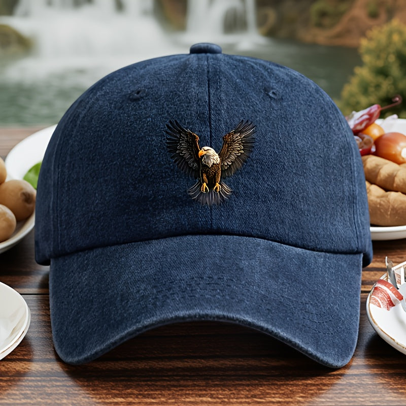 Eagle Spread Wings Print Baseball Cap Men Outdoor Hat Fashion Versatile Hip-Hop Trendy