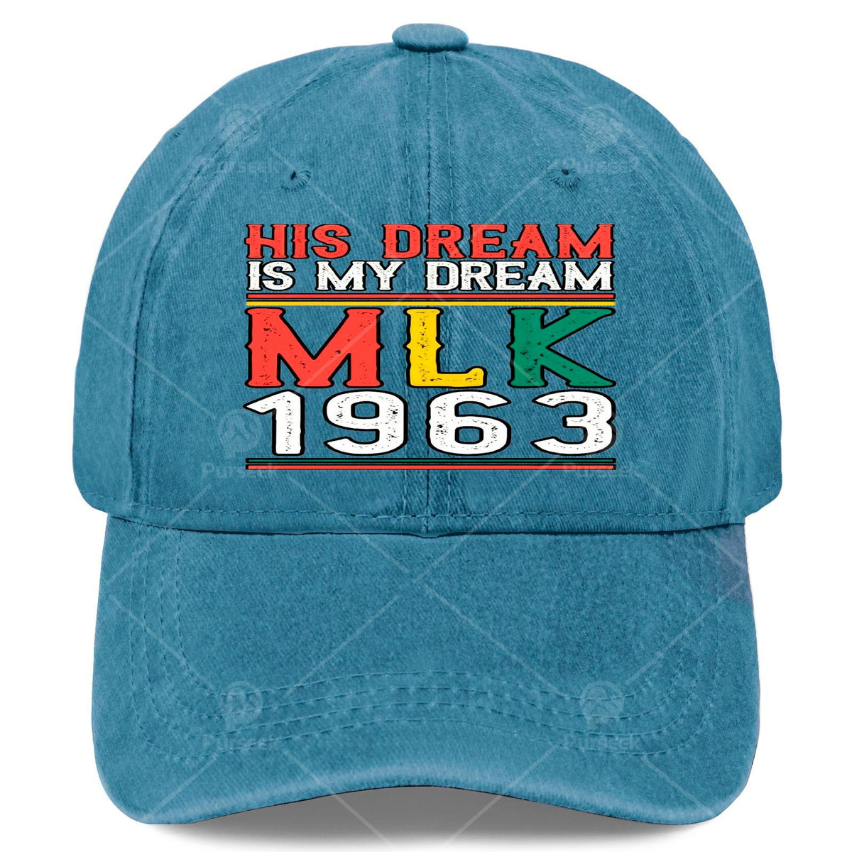 His Dream Is My Dream MLK Day 1963 Black History Month Baseball Hat Unisex Cool