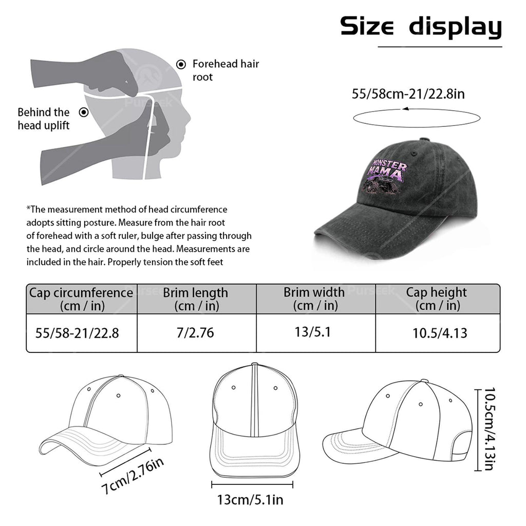 Unisex Baseball for Families Who Love Monster Trucks