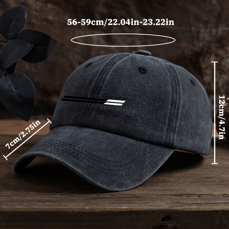 Men' Paris Letter Print Baseball Cap with Paris-Themed '' & '' Letters - Adjustable Curved Brim Hat, Breathable Textile Fabric Suitable for Outdoor, Casual, Travel, Casual Attire - Hand Washable Cap